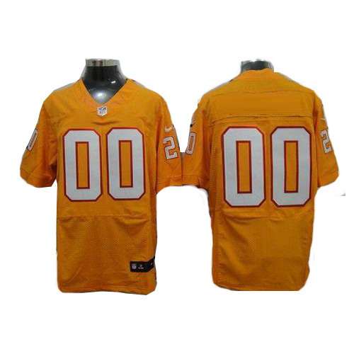 Custom Men Tampa Bay Buccaneers Yellow New Nike Elite NFL Jerseys